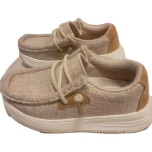 Blikcon Little Boy/Girl Slip-On Casual Boat Shoes Light-Weight Lace Up